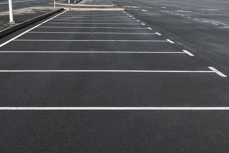 Parking Lot Blacktopping detail