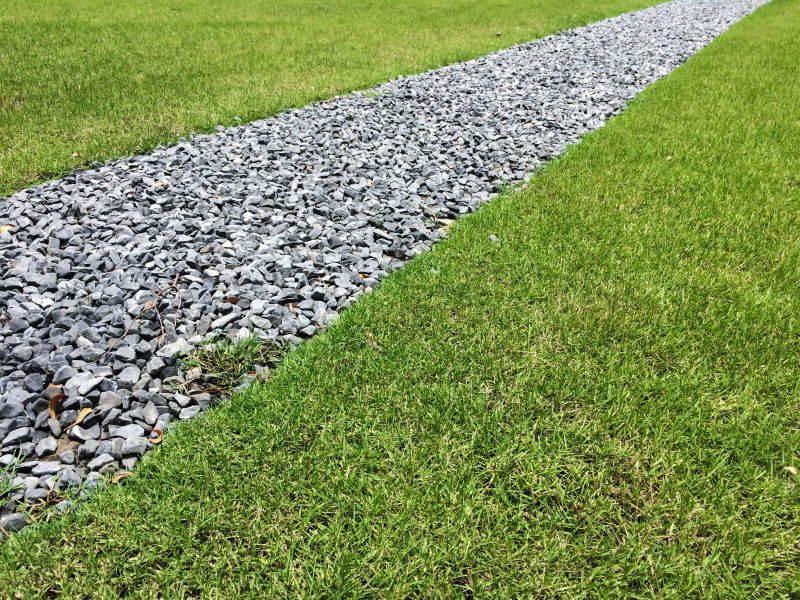 Gravel And Tar Paving