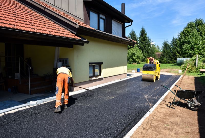 Finished Blacktop Driveway